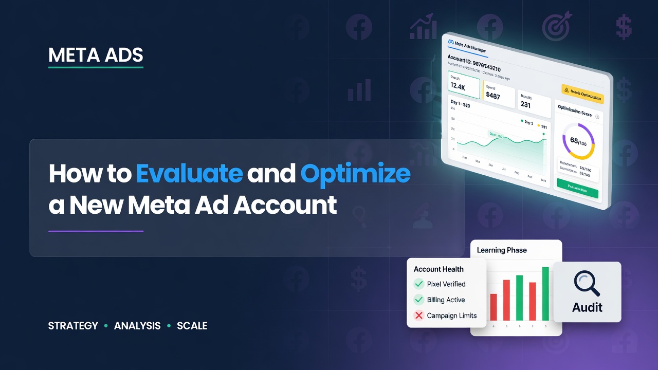 How to Evaluate and Optimize a New Meta Ad Account